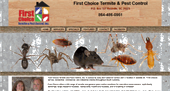 Desktop Screenshot of 1stchoicepestcontrol.net