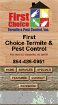 Mobile Screenshot of 1stchoicepestcontrol.net