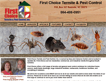 Tablet Screenshot of 1stchoicepestcontrol.net